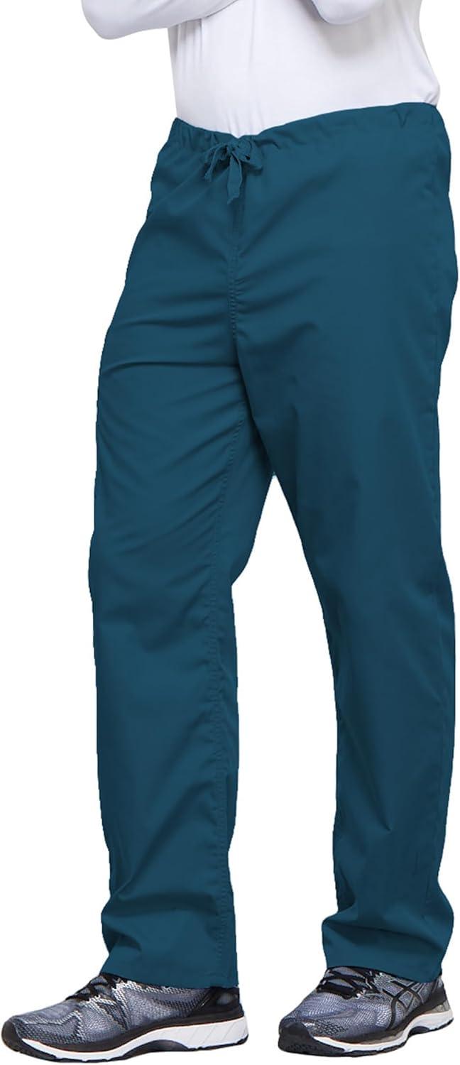 imageCherokee Unisex Scrub Pants for Men amp Women Drawstring Cargo Medical Uniform Straight Leg Nursing Scrub Bottoms 4100Caribbean Blue