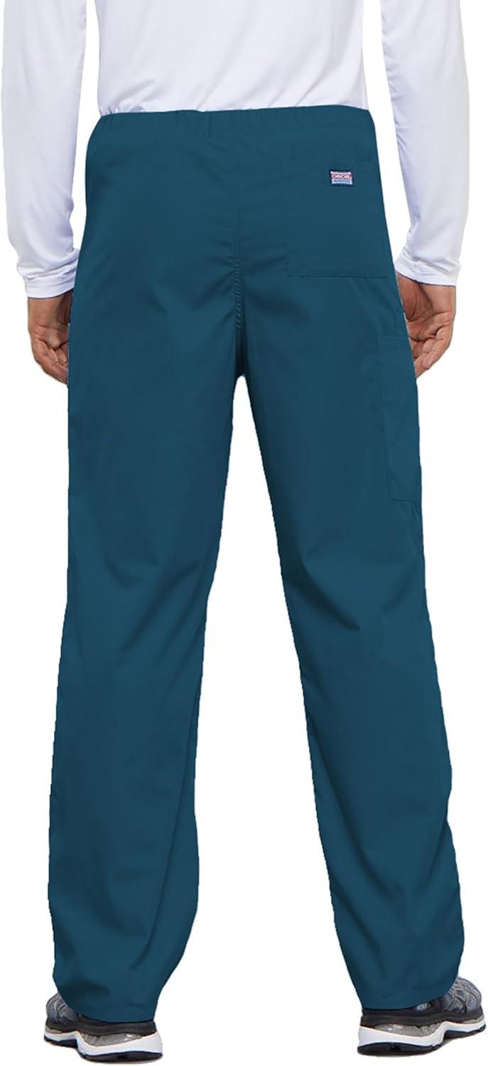 imageCherokee Unisex Scrub Pants for Men amp Women Drawstring Cargo Medical Uniform Straight Leg Nursing Scrub Bottoms 4100Caribbean Blue