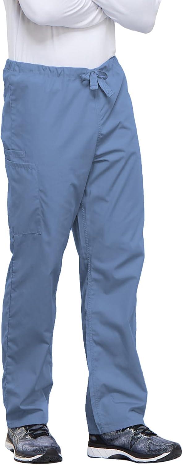 imageCherokee Unisex Scrub Pants for Men amp Women Drawstring Cargo Medical Uniform Straight Leg Nursing Scrub Bottoms 4100Ciel