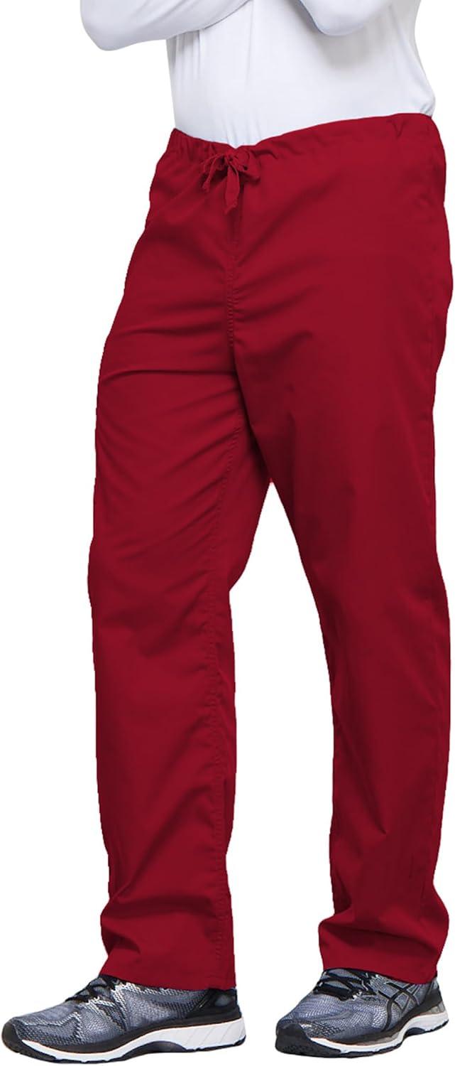imageCherokee Unisex Scrub Pants for Men amp Women Drawstring Cargo Medical Uniform Straight Leg Nursing Scrub Bottoms 4100Red