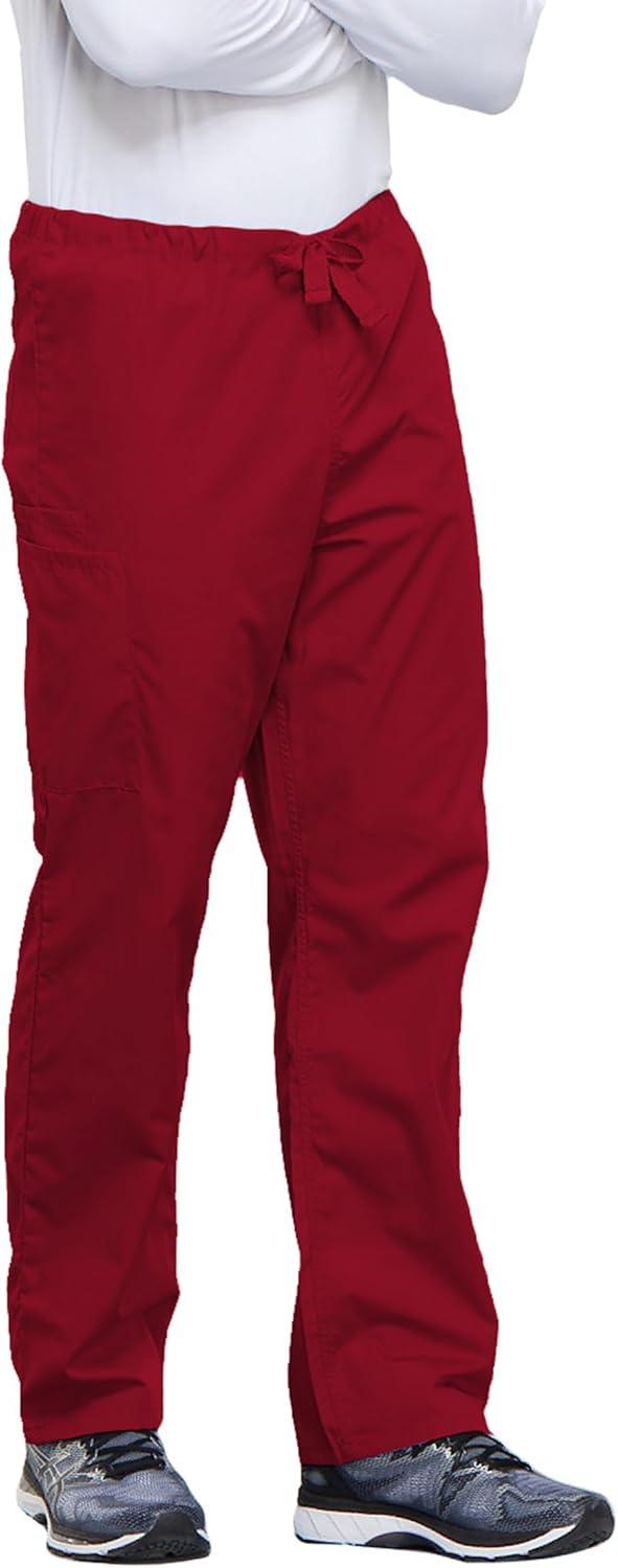 imageCherokee Unisex Scrub Pants for Men amp Women Drawstring Cargo Medical Uniform Straight Leg Nursing Scrub Bottoms 4100Red