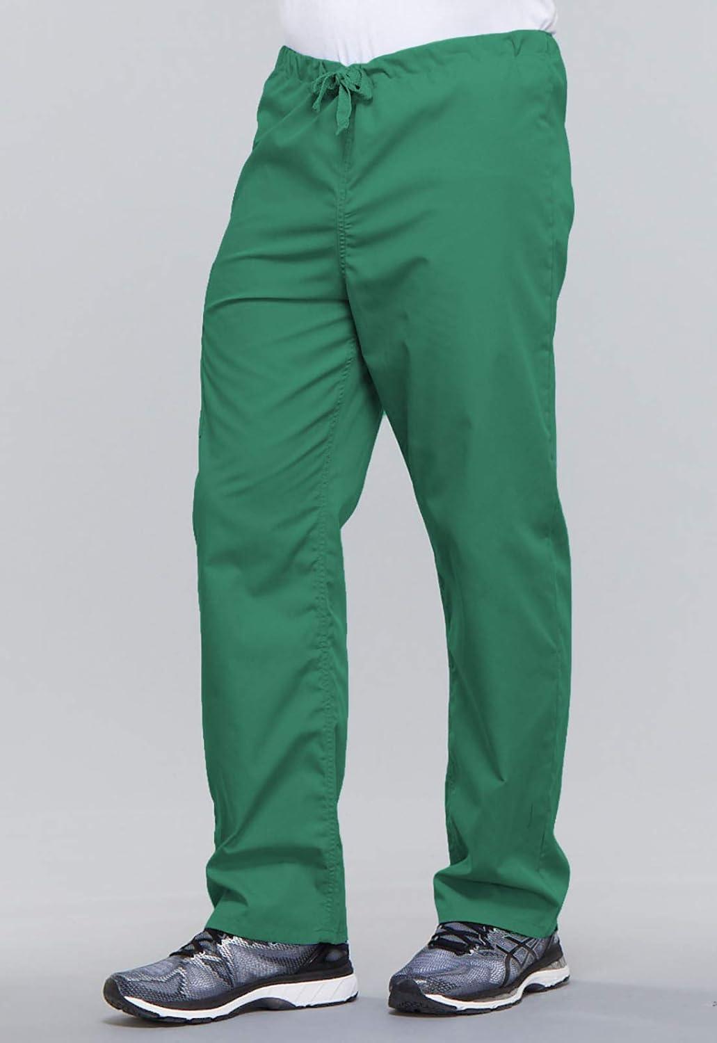 imageCherokee Unisex Scrub Pants for Men amp Women Drawstring Cargo Medical Uniform Straight Leg Nursing Scrub Bottoms 4100Surgical Green