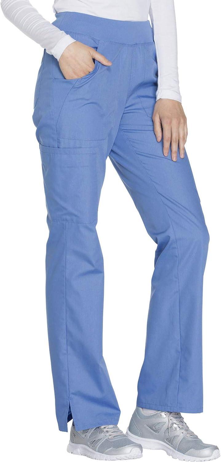 imageCherokee Women Scrub Pant with Straight Leg Pullon Pant Medical Bottom with 4 Pocket amp 2Way Stretch Fabric WW110Ciel