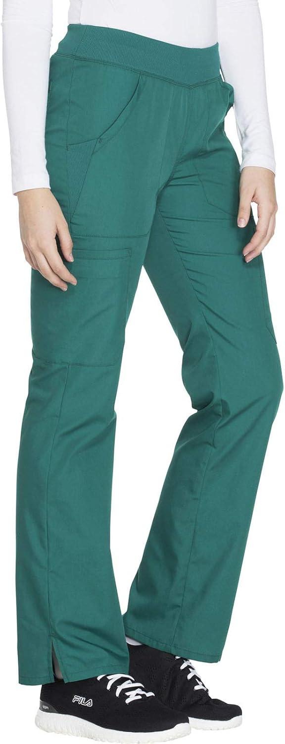 imageCherokee Women Scrub Pant with Straight Leg Pullon Pant Medical Bottom with 4 Pocket amp 2Way Stretch Fabric WW110Hunter