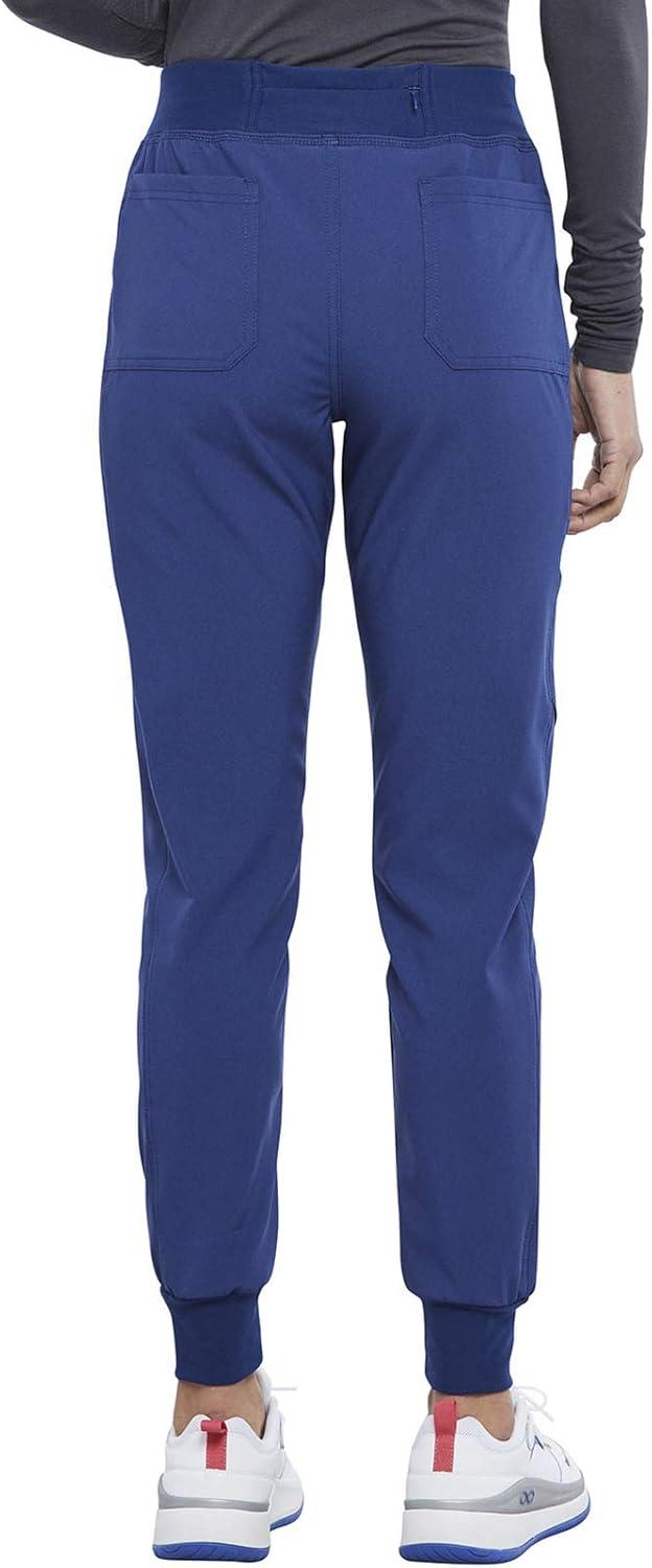 imageIflex Jogger Scrubs for Women YogaInspired Knit Waistband Scrub Pants CK011Navy
