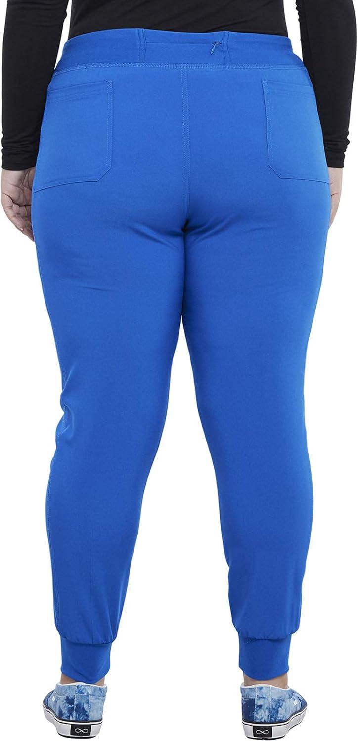 imageIflex Jogger Scrubs for Women YogaInspired Knit Waistband Scrub Pants CK011Royal