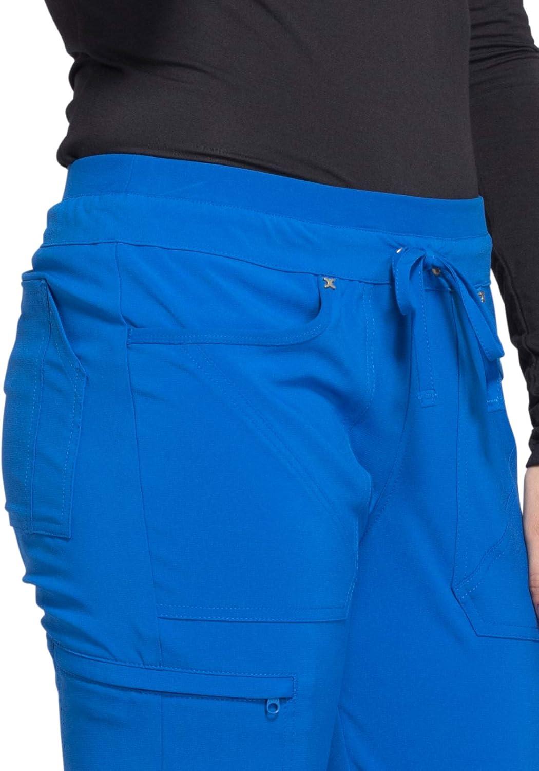 imageIflex by Cherokee Scrubs for Women Drawstring Tapered Leg Scrub Pants CK010Royal
