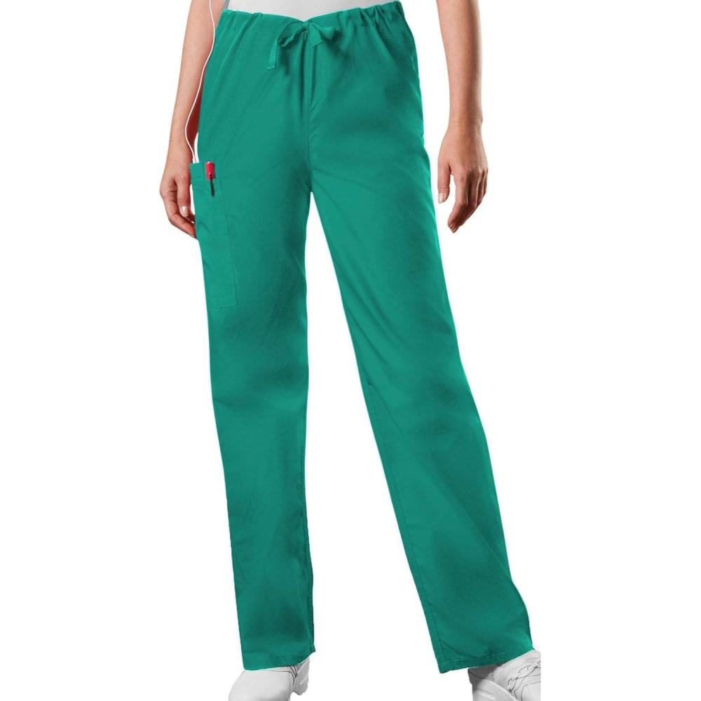 imageCherokee Unisex Scrub Pants for Men amp Women Drawstring Cargo Medical Uniform Straight Leg Nursing Scrub Bottoms 4100Surgical Green