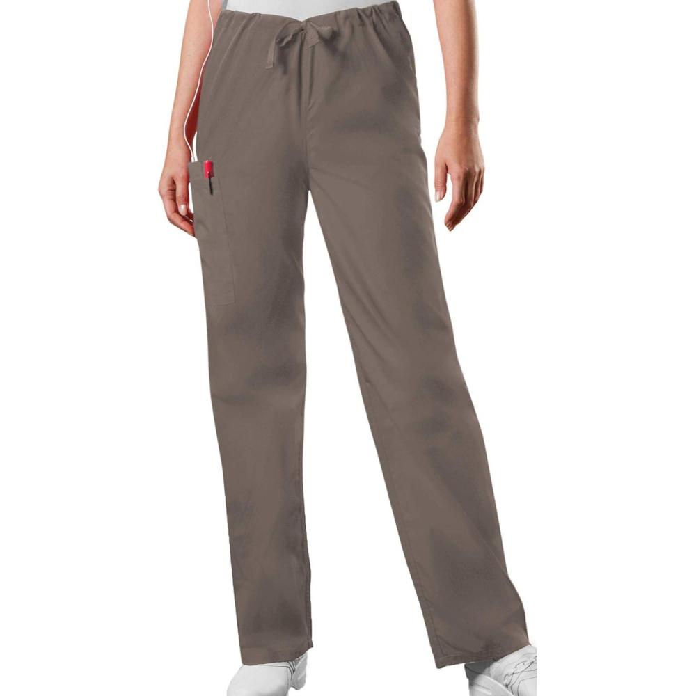 imageCherokee Unisex Scrub Pants for Men amp Women Drawstring Cargo Medical Uniform Straight Leg Nursing Scrub Bottoms 4100Taupe
