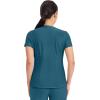 Cherokee Form Scrub Tops for Women, Stretchy V-Neck Knit Scrub Top – CK840(Caribbean Blue)