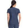 Cherokee Form Scrub Tops for Women, Stretchy V-Neck Knit Scrub Top – CK840(Navy)