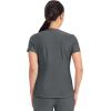 Cherokee Form Scrub Tops for Women, Stretchy V-Neck Knit Scrub Top – CK840(Pewter)
