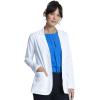 Cherokee Lab Coat Women 28″ & 30″ Medical Scrub Consultation White Lab Coat Long Sleeve with 3 Pockets Easy Care – CK451(White)