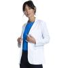 Cherokee Lab Coat Women 28″ & 30″ Medical Scrub Consultation White Lab Coat Long Sleeve with 3 Pockets Easy Care – CK451(White)