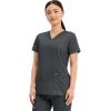 Cherokee Medical Women’s Scrub Top V-Neck Modern Classic Fit with 3 Pockets, Ultra Soft and 2-Way Stretch Fabric – WW620(Black)