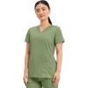 Cherokee Medical Women’s Scrub Top V-Neck Modern Classic Fit with 3 Pockets, Ultra Soft and 2-Way Stretch Fabric – WW620(Celery Green)