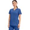 Cherokee Medical Women’s Scrub Top V-Neck Modern Classic Fit with 3 Pockets, Ultra Soft and 2-Way Stretch Fabric – WW620(Galaxy Blue)