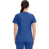 Cherokee Medical Women’s Scrub Top V-Neck Modern Classic Fit with 3 Pockets, Ultra Soft and 2-Way Stretch Fabric – WW620(Galaxy Blue)