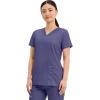 Cherokee Medical Women’s Scrub Top V-Neck Modern Classic Fit with 3 Pockets, Ultra Soft and 2-Way Stretch Fabric – WW620(Grape)