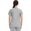 Cherokee Medical Women’s Scrub Top V-Neck Modern Classic Fit with 3 Pockets, Ultra Soft and 2-Way Stretch Fabric – WW620(Grey)