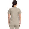 Cherokee Medical Women’s Scrub Top V-Neck Modern Classic Fit with 3 Pockets, Ultra Soft and 2-Way Stretch Fabric – WW620(Khaki)