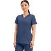 Cherokee Medical Women’s Scrub Top V-Neck Modern Classic Fit with 3 Pockets, Ultra Soft and 2-Way Stretch Fabric – WW620(Navy)