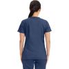 Cherokee Medical Women’s Scrub Top V-Neck Modern Classic Fit with 3 Pockets, Ultra Soft and 2-Way Stretch Fabric – WW620(Navy)