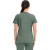 Cherokee Medical Women’s Scrub Top V-Neck Modern Classic Fit with 3 Pockets, Ultra Soft and 2-Way Stretch Fabric – WW620(Olive)