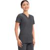 Cherokee Medical Women’s Scrub Top V-Neck Modern Classic Fit with 3 Pockets, Ultra Soft and 2-Way Stretch Fabric – WW620(Pewter)