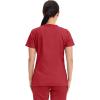 Cherokee Medical Women’s Scrub Top V-Neck Modern Classic Fit with 3 Pockets, Ultra Soft and 2-Way Stretch Fabric – WW620(Red)