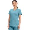 Cherokee Medical Women’s Scrub Top V-Neck Modern Classic Fit with 3 Pockets, Ultra Soft and 2-Way Stretch Fabric – WW620(Soft Marine)