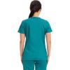 Cherokee Medical Women’s Scrub Top V-Neck Modern Classic Fit with 3 Pockets, Ultra Soft and 2-Way Stretch Fabric – WW620(Teal Blue)