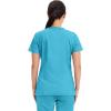 Cherokee Medical Women’s Scrub Top V-Neck Modern Classic Fit with 3 Pockets, Ultra Soft and 2-Way Stretch Fabric – WW620(Turquoise)