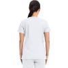 Cherokee Medical Women’s Scrub Top V-Neck Modern Classic Fit with 3 Pockets, Ultra Soft and 2-Way Stretch Fabric – WW620(White)