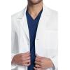 Cherokee Mens Lab Coat 30″ Men’s Consultation White Coat Durable, Mechanical Stretch – CK401(White)