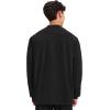 Cherokee Men’s Scrub Jacket Snap Front Medical with 3 Pockets, Knit Cuffs, Soft Fade Resistant 2-Way Stretch – WW360(Black)