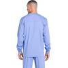 Cherokee Men’s Scrub Jacket Snap Front Medical with 3 Pockets, Knit Cuffs, Soft Fade Resistant 2-Way Stretch – WW360(Ciel)