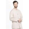 Cherokee Men’s Scrub Jacket Snap Front Medical with 3 Pockets, Knit Cuffs, Soft Fade Resistant 2-Way Stretch – WW360(Khaki)