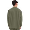 Cherokee Men’s Scrub Jacket Snap Front Medical with 3 Pockets, Knit Cuffs, Soft Fade Resistant 2-Way Stretch – WW360(Olive)