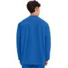 Cherokee Men’s Scrub Jacket Snap Front Medical with 3 Pockets, Knit Cuffs, Soft Fade Resistant 2-Way Stretch – WW360(Royal)