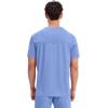 Cherokee Men’s V-Neck Scrub Top with Mesh Yoke and Side Panels for Extra Breathability WW603(Ciel)