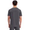 Cherokee Men’s V-Neck Scrub Top with Mesh Yoke and Side Panels for Extra Breathability WW603(Pewter)
