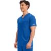 Cherokee Men’s V-Neck Scrub Top with Mesh Yoke and Side Panels for Extra Breathability WW603(Royal)