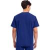 Cherokee Men’s V-Neck Top Traditional fit with 4 Pockets, Ultra Soft, Durable, Fade Resistant, 2-Way Stretch Fabric – WW695(Galaxy Blue)