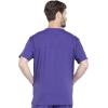 Cherokee Men’s V-Neck Top Traditional fit with 4 Pockets, Ultra Soft, Durable, Fade Resistant, 2-Way Stretch Fabric – WW695(Grape)