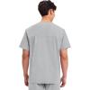 Cherokee Men’s V-Neck Top Traditional fit with 4 Pockets, Ultra Soft, Durable, Fade Resistant, 2-Way Stretch Fabric – WW695(Grey)