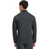 Cherokee Scrub Jacket Men’s Zip Front Jacket with 5 Pockets, Bungee Loop, Rib-Knit Cuffs, Soft 2-Way Stretch Fabric – WW320(Black)
