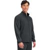 Cherokee Scrub Jacket Men’s Zip Front Jacket with 5 Pockets, Bungee Loop, Rib-Knit Cuffs, Soft 2-Way Stretch Fabric – WW320(Black)