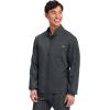 Cherokee Scrub Jacket Men’s Zip Front Jacket with 5 Pockets, Bungee Loop, Rib-Knit Cuffs, Soft 2-Way Stretch Fabric – WW320(Black)