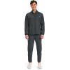Cherokee Scrub Jacket Men’s Zip Front Jacket with 5 Pockets, Bungee Loop, Rib-Knit Cuffs, Soft 2-Way Stretch Fabric – WW320(Black)